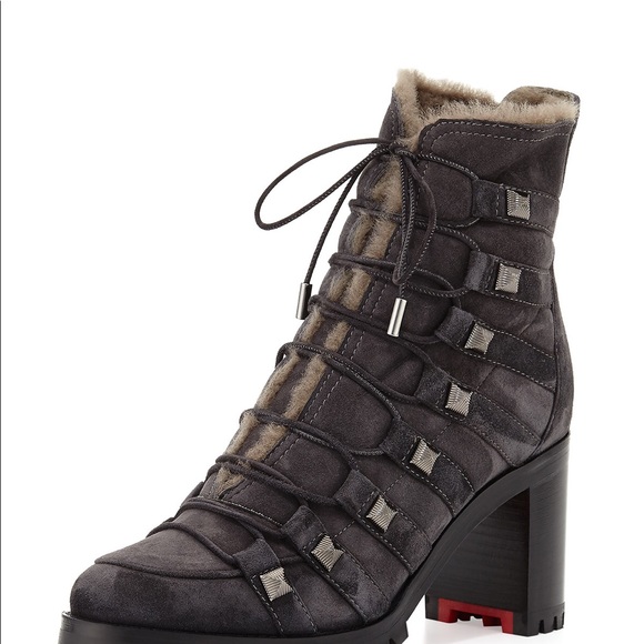 COPY - Christian Louboutin Chaletta Suede 70mm Booties - Picture 2 of 6